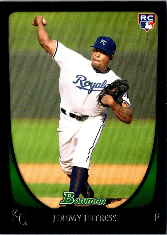 2011 Bowman Jeremy Jeffress #195 Rookie