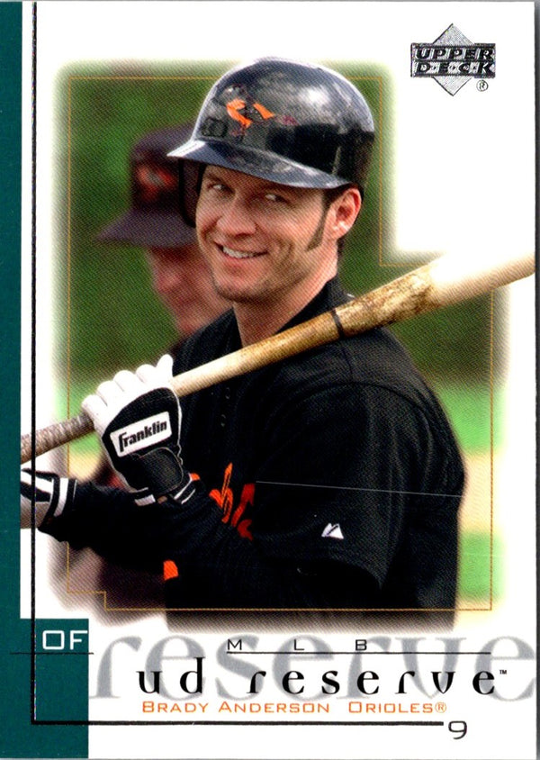 2001 UD Reserve Brady Anderson #36