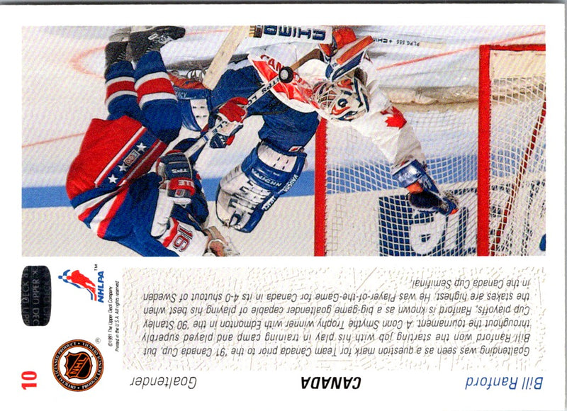 1991 upper deck Bill Ranford