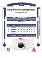 2008 Leaf Rookies & Stars Longevity Matt Hasselbeck #85