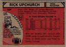 1980 Topps Rick Upchurch