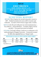 2008 Bowman Prospects Eric Brown #BP39