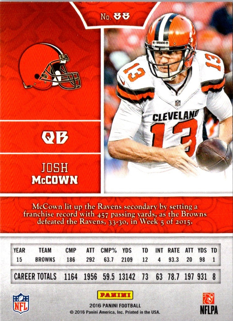 2016 Panini Josh McCown