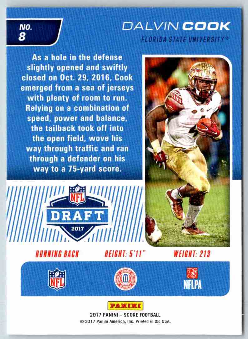 2017 Score Dalvin Cook