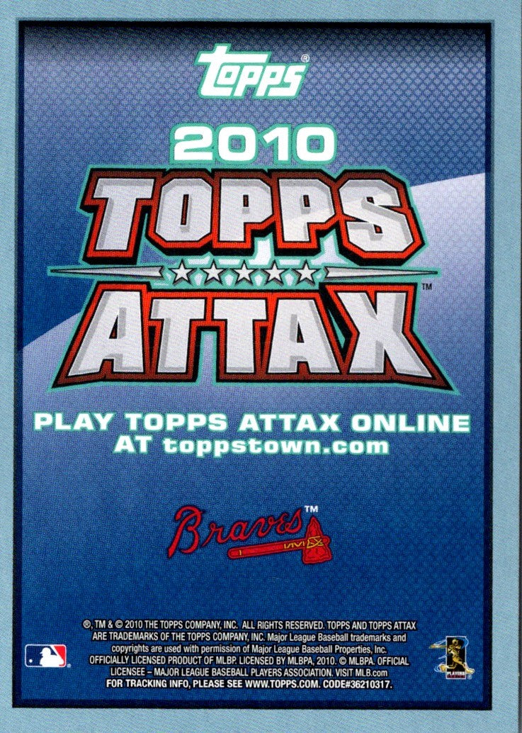 2010 Topps Update Attax Code Cards Brian McCann