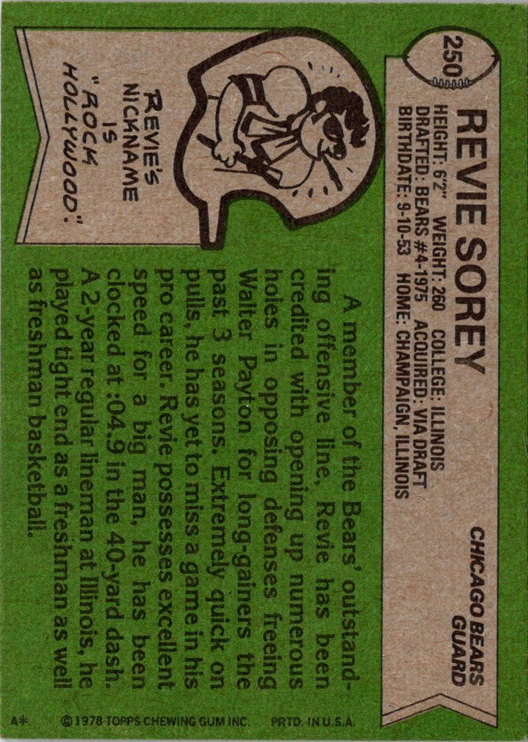 1978 Topps Revie Sorey