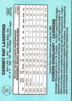 1986 Leaf Carney Lansford #55