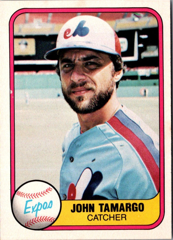1981 Fleer John Tamargo #152