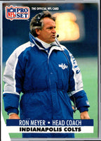 1991 Pro Set Ron Meyer #180