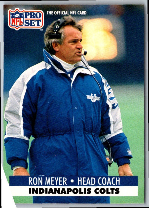 1991 Pro Set Ron Meyer #180