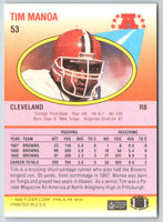 1990 Fleer Tim Manoa #53 Rookie