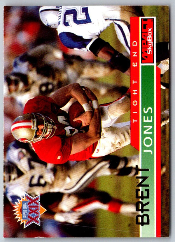 1995 SkyBox Impact Brent Jones #130