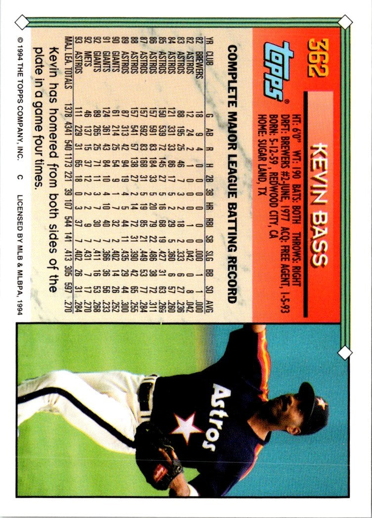 1994 Topps Kevin Bass