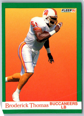1991 Fleer Broderick Thomas #381