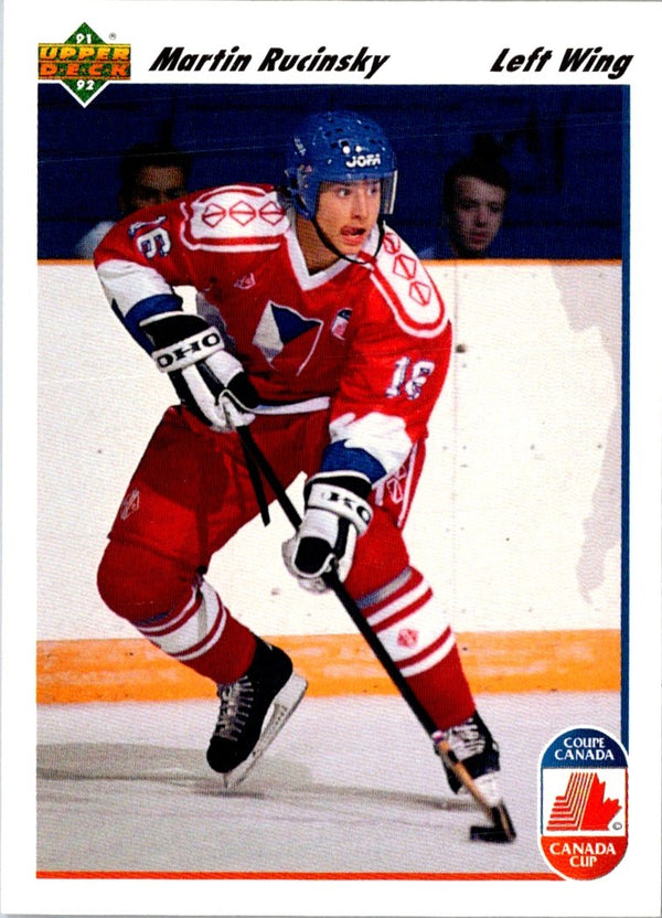 1991 upper deck Martin Rucinsky #19A Rookie