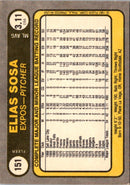1981 Fleer Elias Sosa