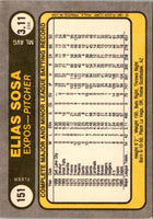 1981 Fleer Elias Sosa #151