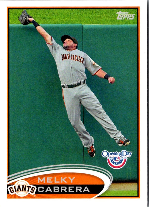 2012 Topps Opening Day Melky Cabrera #49