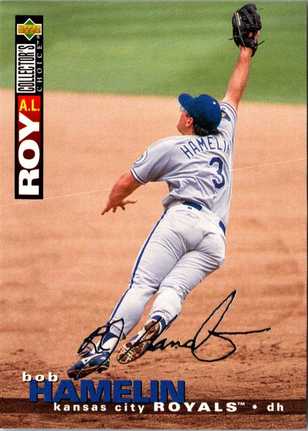 1995 Collector's Choice Silver Signature Bob Hamelin #78