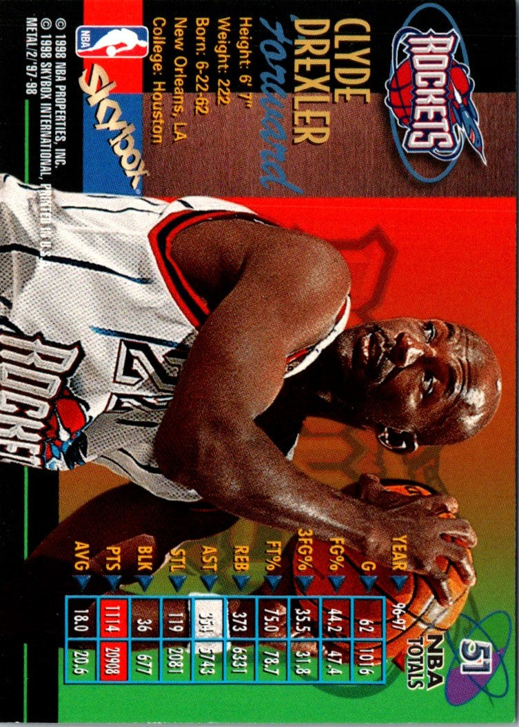 1997 Collector's Choice Clyde Drexler