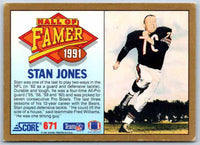 1991 Score Stan Jones #671
