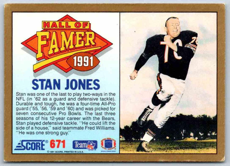 1991 Score Stan Jones