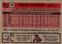 1981 O-Pee-Chee Eddie Whitson #336
