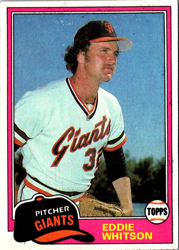 1981 O-Pee-Chee Eddie Whitson #336