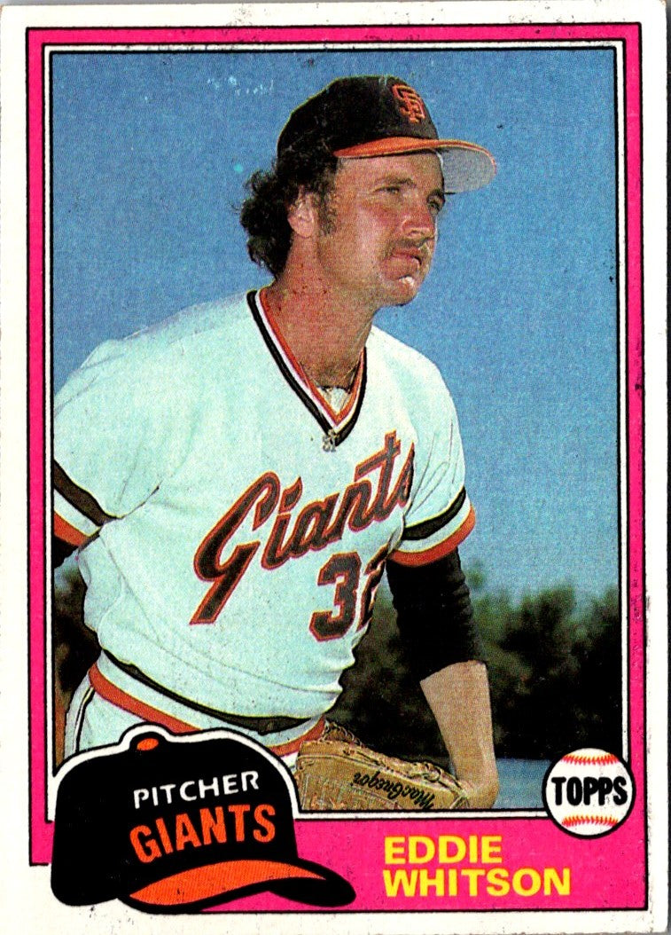 1981 O-Pee-Chee Eddie Whitson
