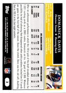 2005 Topps Domanick Davis