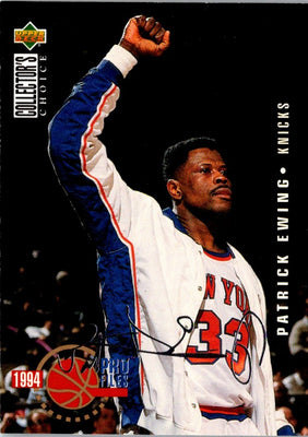 1994 Collector's Choice Silver Signatures Patrick Ewing #201
