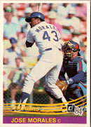 1984 Donruss Jose Morales