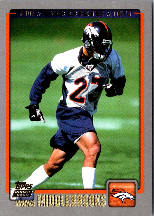 2001 Topps Willie Middlebrooks #381 Rookie