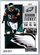 2018 Panini Contenders Zach Ertz