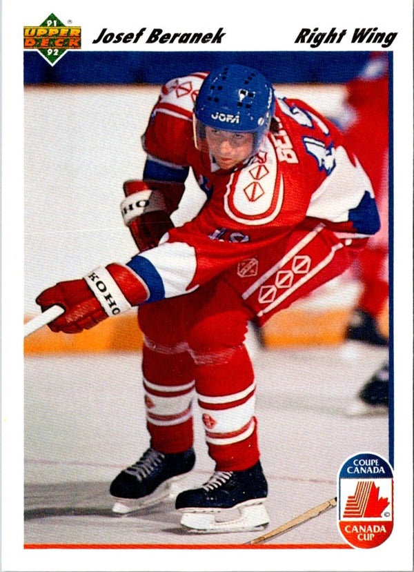 1991 Upper Deck Josef Beranek #17 Rookie