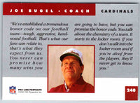 1991 ProLine Joe Bugel #240