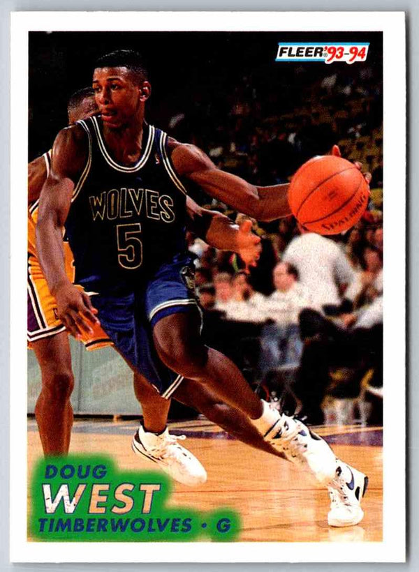 1993 Fleer Doug West #127