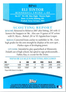 2008 Bowman Prospects Eli Tintor