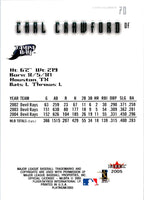 2005 Fleer Platinum Carl Crawford #70