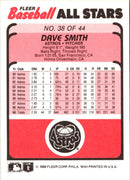 1989 Fleer Baseball All-Stars Dave Smith