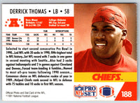 1992 Pro Set Power Derrick Thomas #58