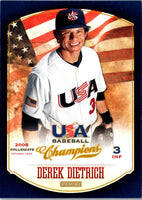 2013 Panini USA Champions Derek Dietrich #76