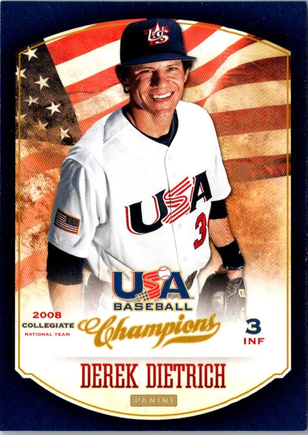 2013 Panini USA Champions Derek Dietrich #76