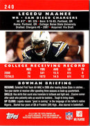 2007 Bowman Legedu Naanee