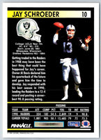 1991 Pinnacle Jay Schroeder #10