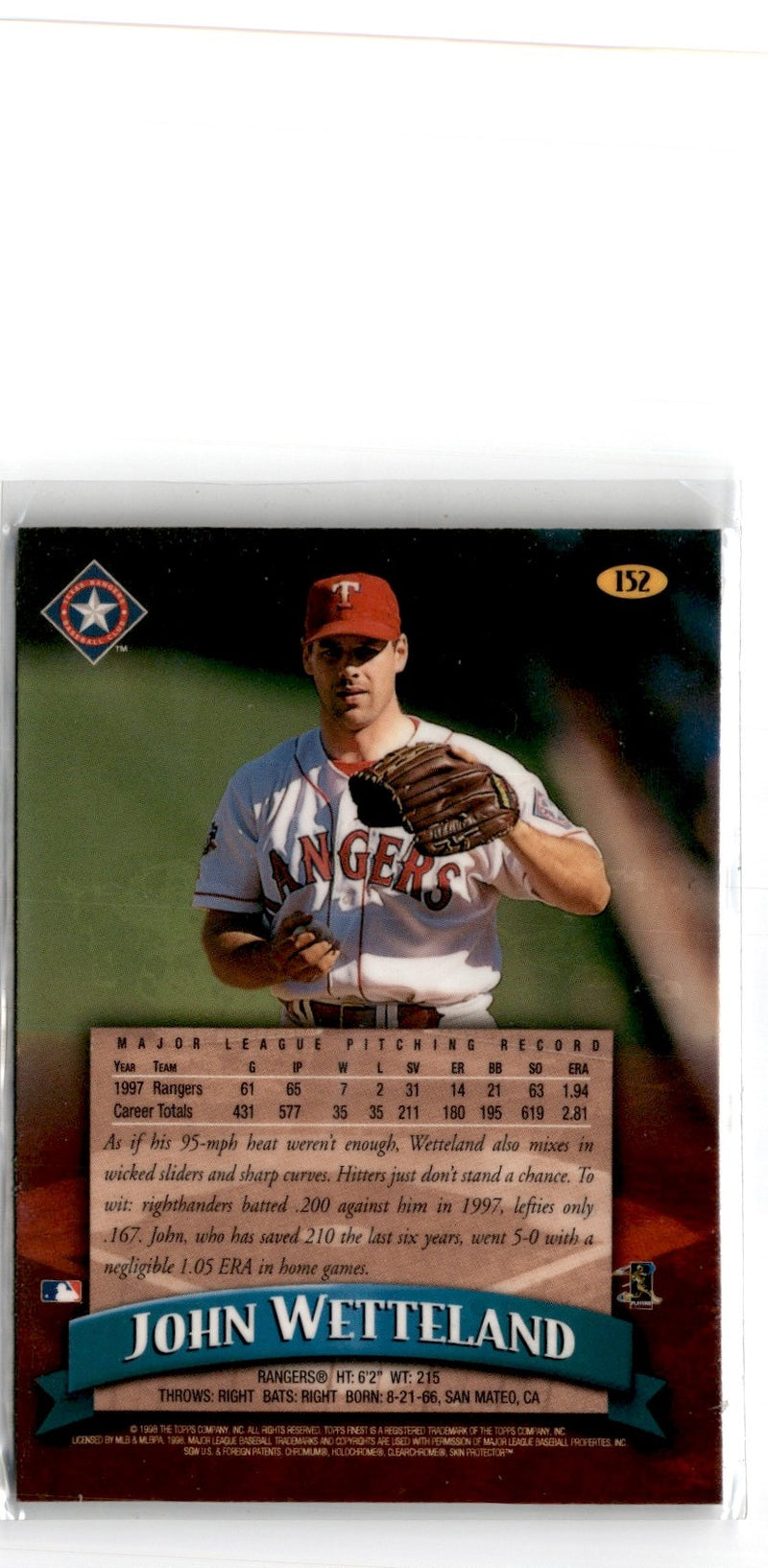 1998 Finest John Wetteland