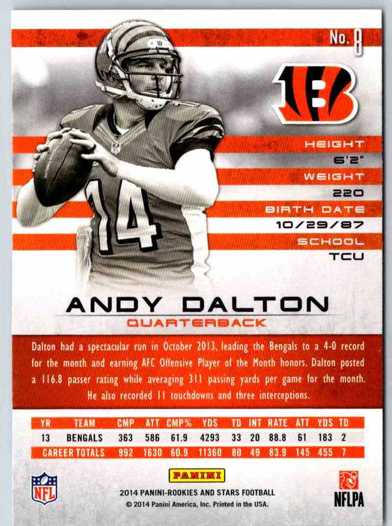 2014 Panini Rookies And Stars Andy Dalton