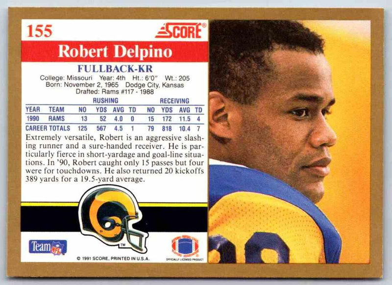 1991 Score Robert Delpino