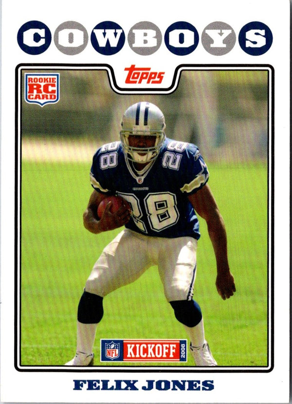 2008 Topps Kickoff Felix Jones #181 Rookie