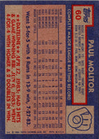 1984 Topps Paul Molitor #60